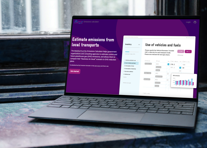 Online emissions calculator